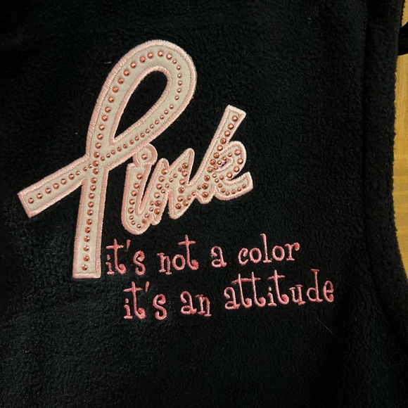 Fleece Vest, Pink Ribbon - Picture 3 of 3